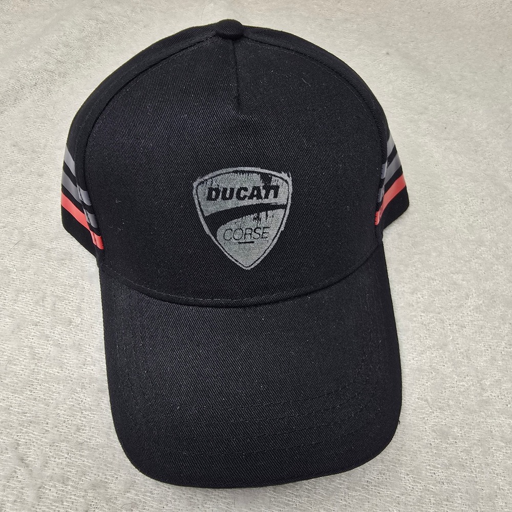Ducati Corse Baseball Hat Mens Black Snapback Racing‎ Moto Cap